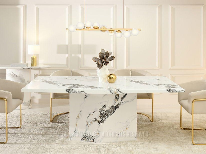 Jídelní stůl Fueron (mramor)