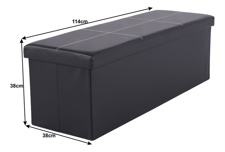 Taburet Zaura (černá)