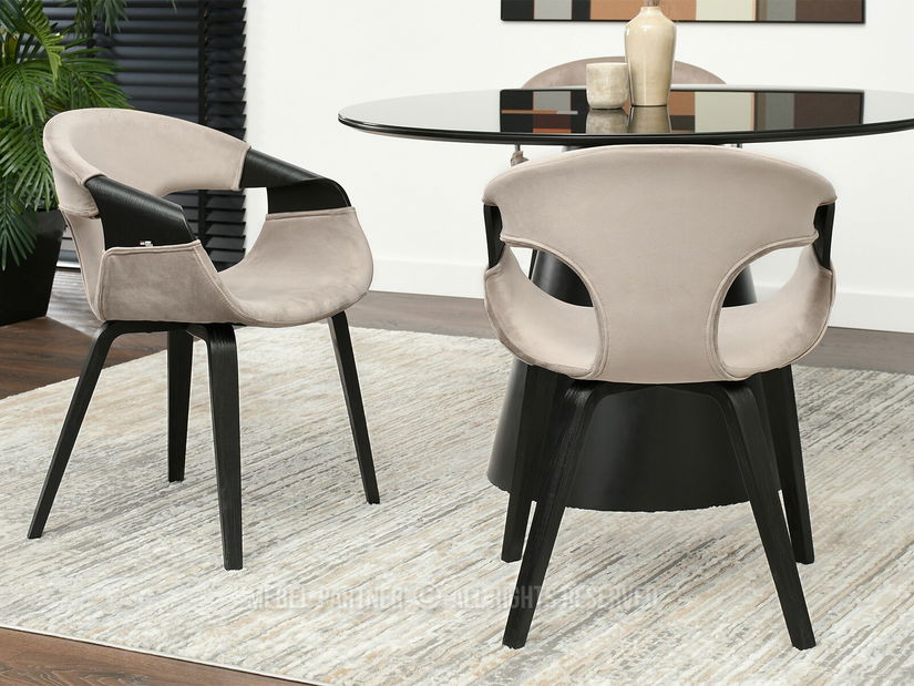 Židle Kurt (béžová + černá)