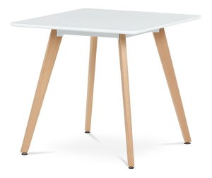 Jídelní stůl Dejamos (bílá) (pro 2 osoby)