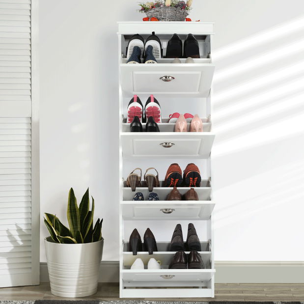 Botník 4-řadový Slebera typ 3 (bílá) *bazar