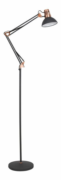 Stojanová lampa Gareth 4523 (matná černá + měděná)