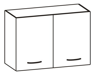 Horní kuchyňská skříňka Cyra New G-80 *výprodej