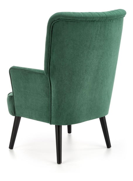 Relaxační křeslo Deanne (tmavozelená)