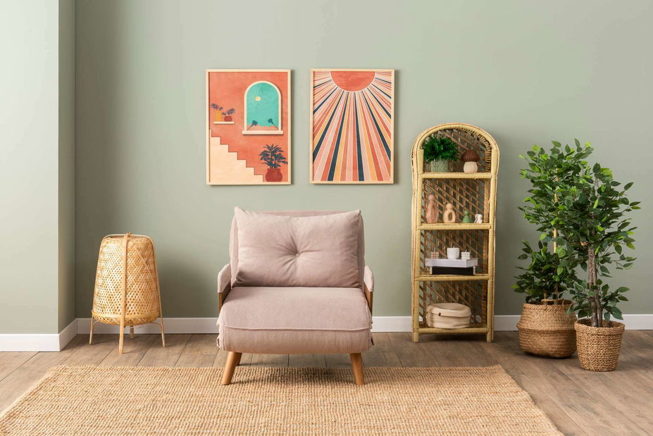 Křeslo Como S (hnědá)