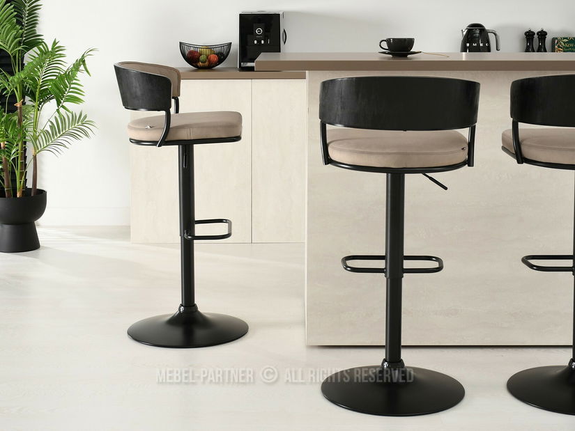 Židle Marta H (béžová + černá)