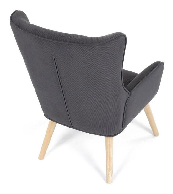 Křeslo Atribuian (tmavě šedá)