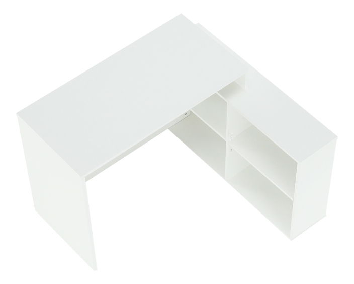 Rohový PC stolek Geles bílá