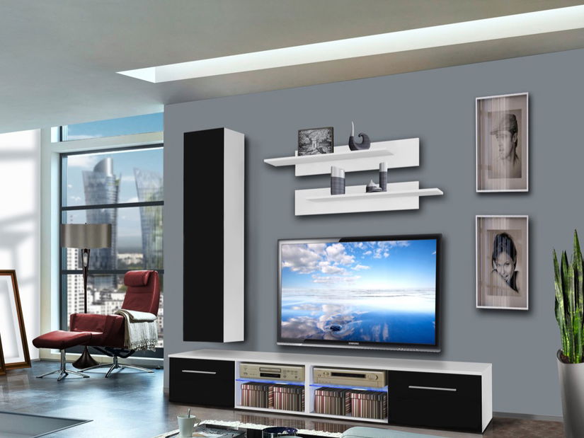 Obývací stěna Tubus 25 WS TU D1 (s osvětlením)