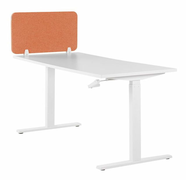 Přepážka na pracovní stůl 80 x 40 cm Walda (červená)