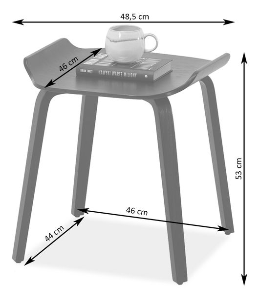 Konferenční stolek Mauri (ořech)