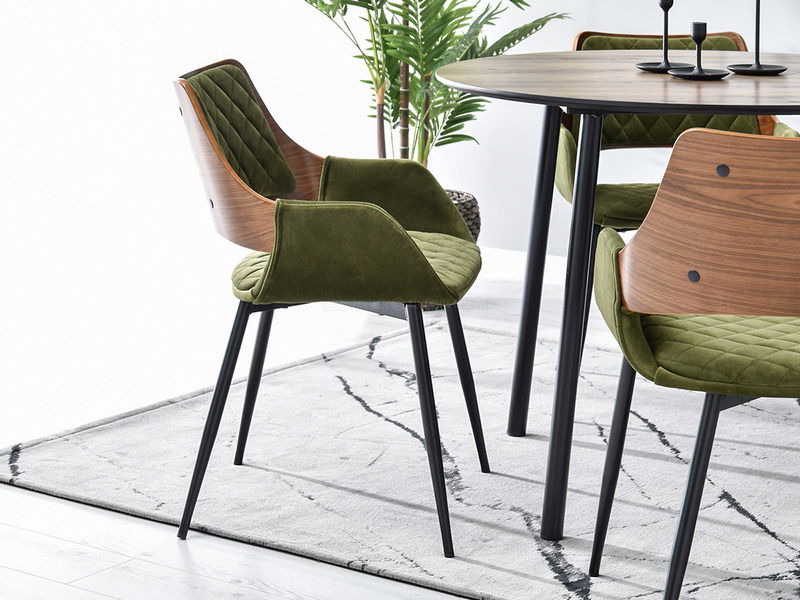 Židle Morgana (zelená + černá)