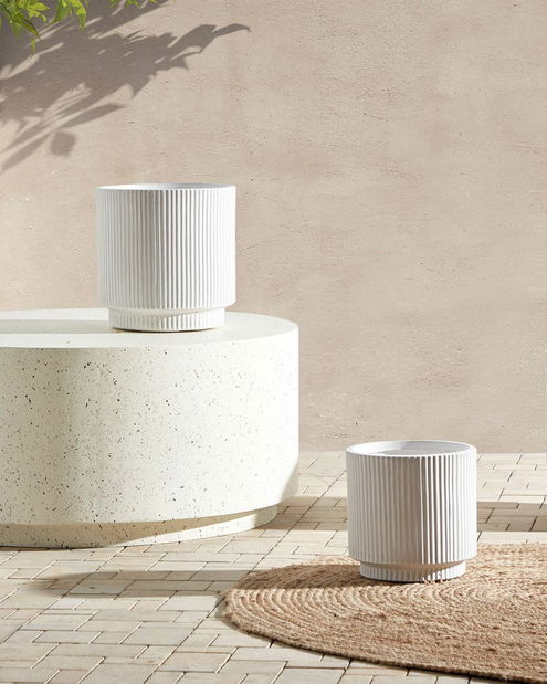 Květináč ⌀ 24 cm Dary (bílá)