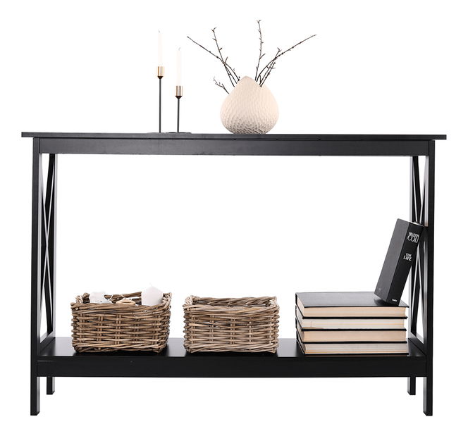 Konzolový stolek Agnes (černá)