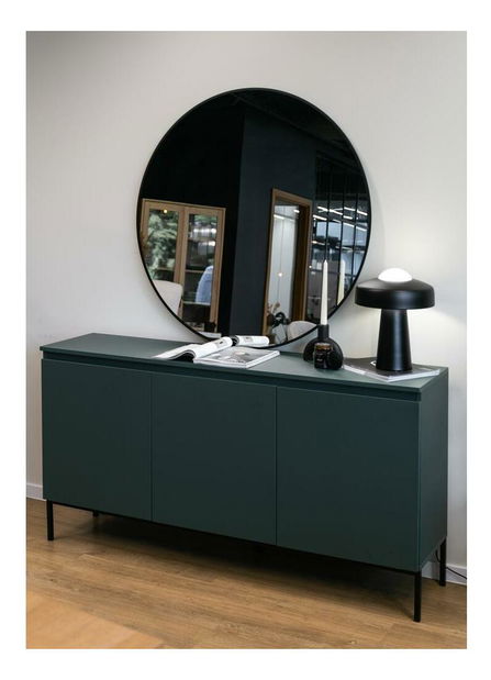 Skříňka Bennasi B3 (malachit + černá)