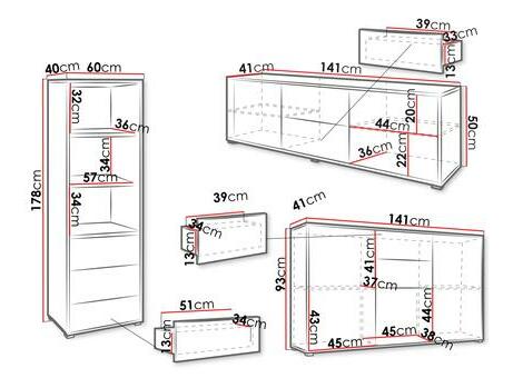 Nábytek do obývacího pokoje Alkyra III (kašmír)