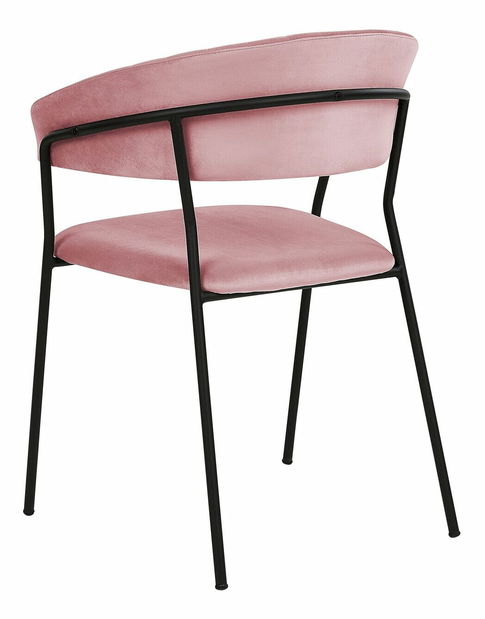 Set 2 ks jídelních židlí Marza (růžová)