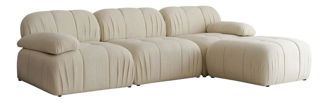 Rohová sedačka Solorazzo (bílá)