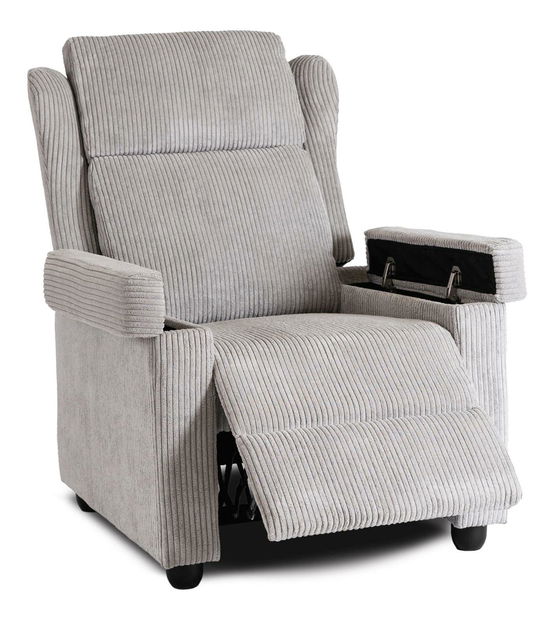 Polohovací křeslo Suplicios (šedá)