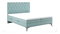 Boxspring postel 140 cm Miror (mentolová) (s úložným prostorem)