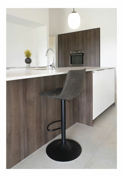 Barová židle Miveria 2 (šedá)