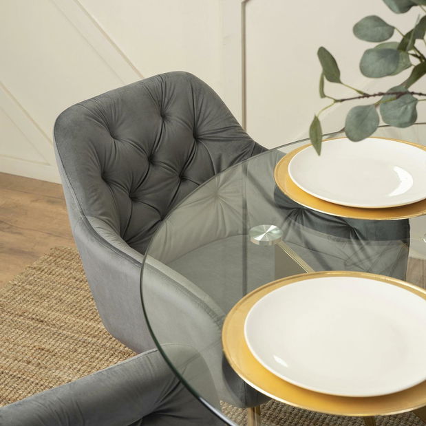 Jídelní židle Respaldar (šedá)