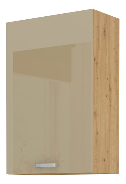 Horní kuchyňská skříňka Arryn 60 G-90 1F (dub artisan + lesk cappucino)