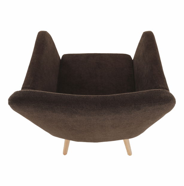 Jídelní židle Dabir (tmavohnědá)