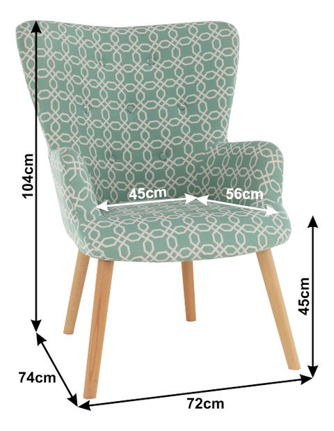 Křeslo Escravo (zelená)