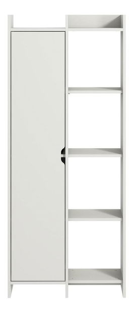 Policová skříň Ofende (bílá)