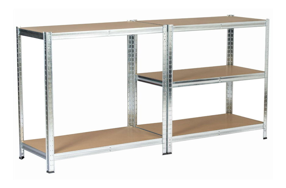 Set 2ks. regálů Sustituido 2 (stříbrná)