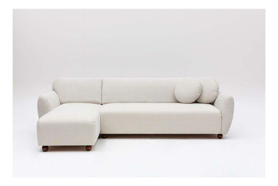 Rohová sedačka Edoletta 1 (L) (bílá)