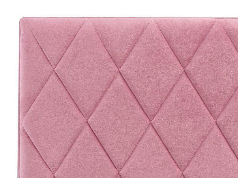 Manželská postel 180 cm Rhett (růžová) (s roštem a úložným prostorem) *výprodej