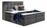 Boxspring postel 140 cm Irma 01 (tmavě šedá)