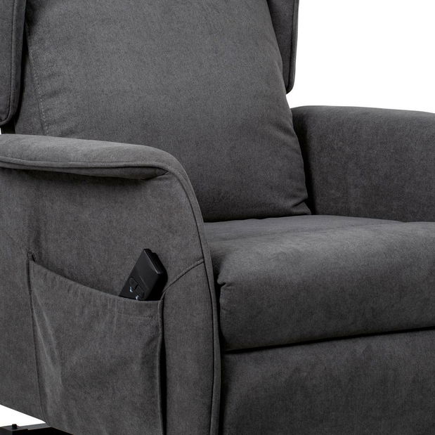 Polohovací křeslo Toman (šedá)