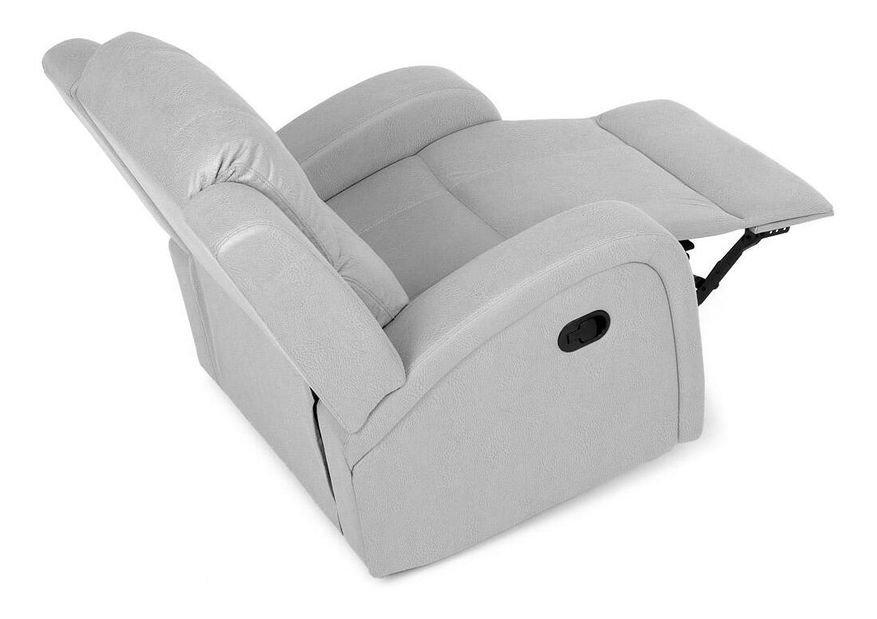 Polohovací křeslo Triple (stříbrná)