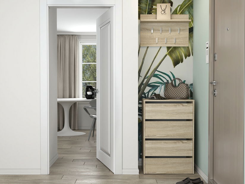 Botník (skříňka na boty) Metido 1 (dub sonoma)