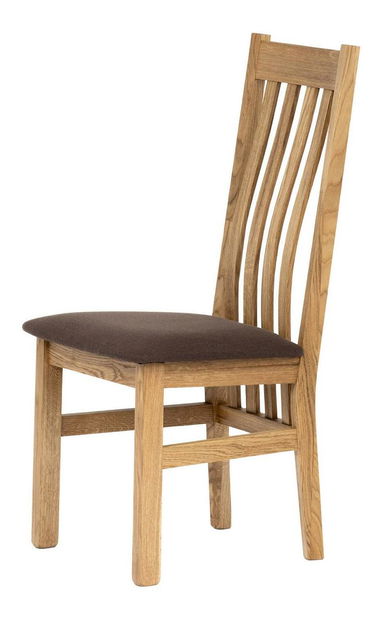 Jídelní židle Cardenal (dub + hnědá)