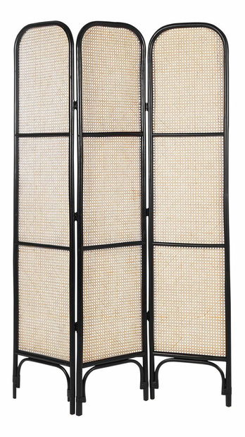 Paraván Potza (přírodní + černá)