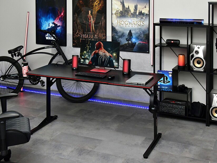PC stolek Matts 160 (černá)
