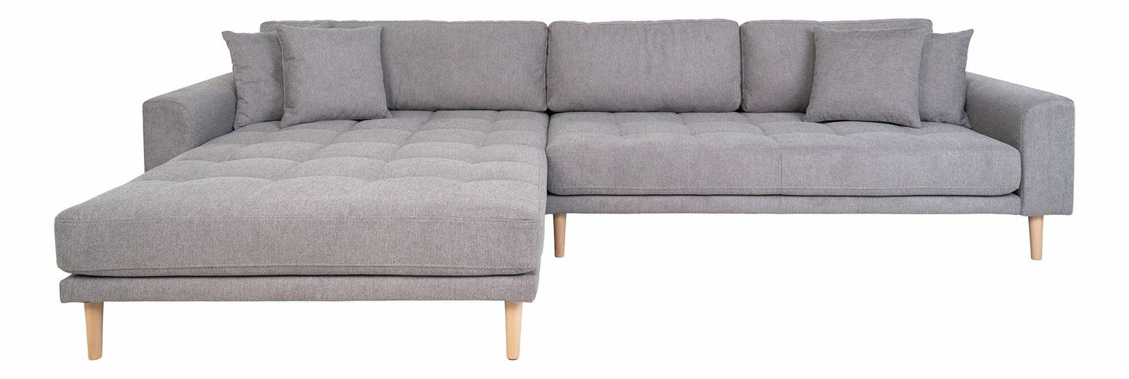 Rohová sedací souprava (L) Lvaveriaora (světle šedá)