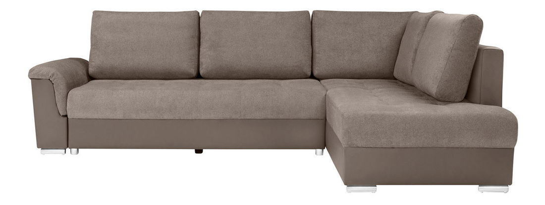 Rohová sedací souprava BRW Edith LUX 3DL.REC (hnědá) (P)