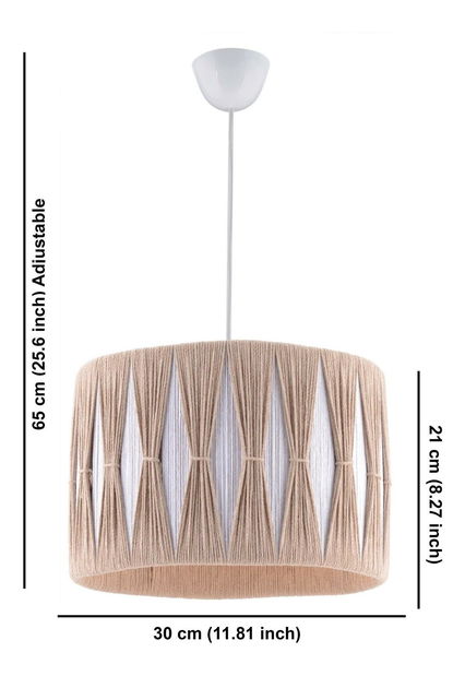 Stropní svítidlo Indelusto 1 (krémová + bílá)