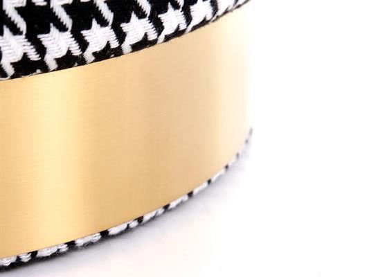 Taburetka Apryl (bílá + černá + zaltá)