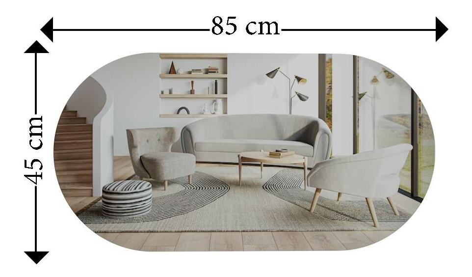 Zrcadlo Nekada (transparentní + zlatá) *bazar