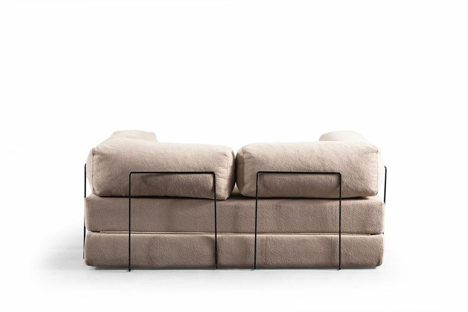 Rozkládací pohovka Vian 1 (stříbrná )