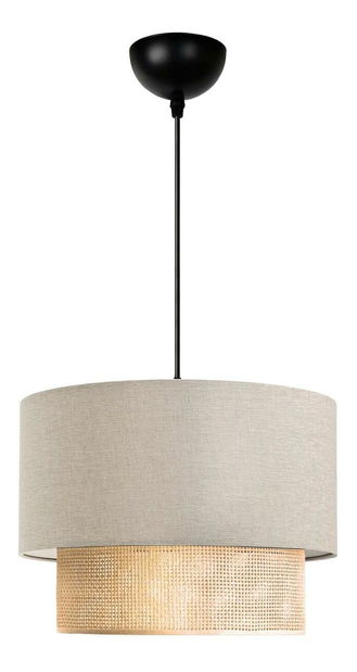 Stropní svítidlo Echoposmo 4 (krémová + přírodní)