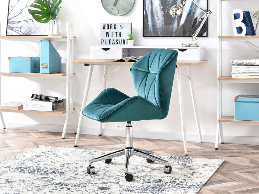 Křeslo Velma M (tyrkysová + černá)