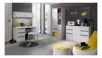 PC stolek Desayuno PC (dub monastery + lesk černý)