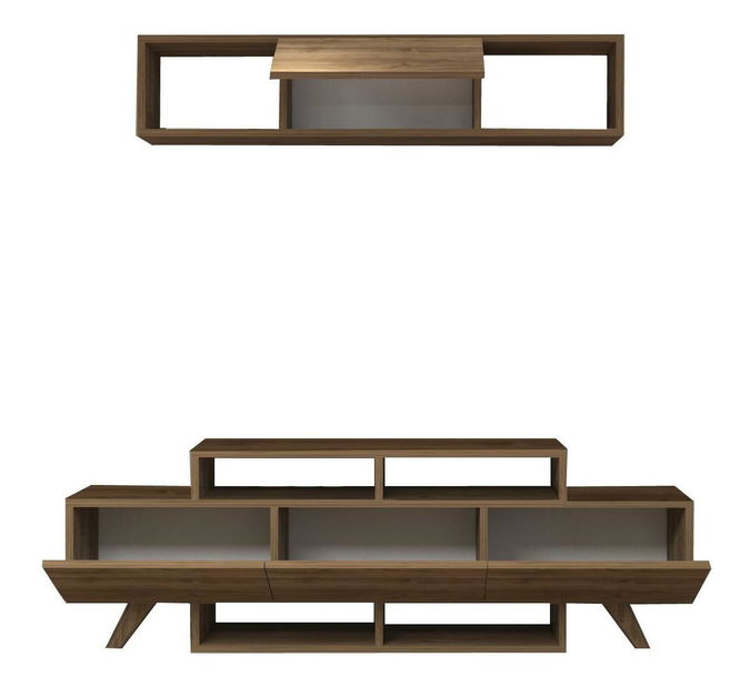 Obývací stěna Duvabu (ořech)